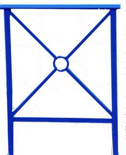 Barrière de ville acier Magenta
